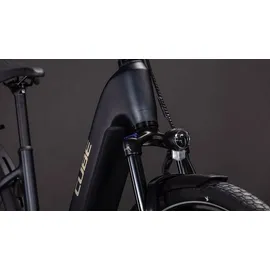 Cube Touring Hybrid One 600 2026 28 Zoll RH 58 cm Damen coal 'n' chrome