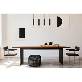 GLOBO Hängeleuchte Metall schwarz matt, 4x E27