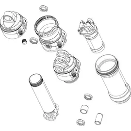 RockShox Dämpfer Control Modul Rockshox SIDLuxe Flight Attendant A2 2025+ - Silber