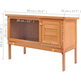 vidaXL Kaninchenstall 90 x 45 x 65,5 cm