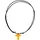 Ostsee-Schmuck Kette mit Anhänger Kreuz 25x20 mm Lederband Bernstein/braun