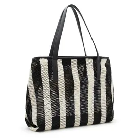 L.Credi Rima Shopper Polyester Black/White