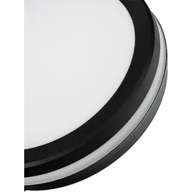 LUXULA LED Deckenleuchte 1 rund schwarz/weiß