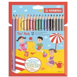 Stabilo 18er-Pack Buntstifte »Trio® thick« gelb