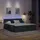vidaXL Bett 180 x 200 cm Dunkelgrau