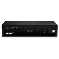 Sky Vision 150 T DVB-T2 HD Receiver (1080p Full HD, USB, HDMI, SCART, Coaxial) schwarz