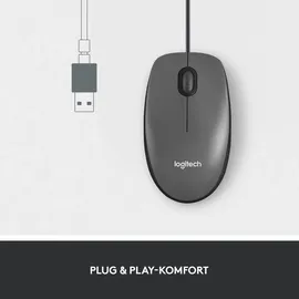 Logitech M100 Refresh 2022 schwarz