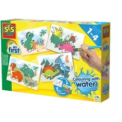 Malen mit Wasser - Dinos