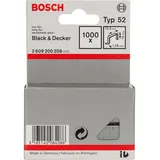 Bosch Flachdrahtklammer Typ 52 12,3 x 1,25 x 14 mm 1000 Stück