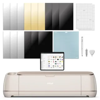 Cricut Maker 4 - Smarte Schneidemaschine (Seashell) | Digitales Inhaltspaket - Enthält Bilder in Design Space App