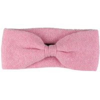 Zwillingsherz Stirnband aus 100% Kaschmir - Hochwertiges Kopfband im Uni Design für Damen Frauen - Haarband – warm und weich perfekt für Frühjahr Herbst Winter - m pink
