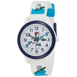 Lacoste Analog Quarzuhr für Kinder mit Weisses Silikonarmband - 2030029