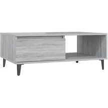 furnicato Couchtisch Grau Sonoma 90 x 60 x 35 cm