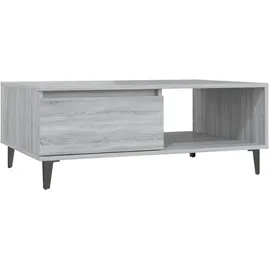 furnicato Couchtisch Grau Sonoma 90 x 60 x 35 cm