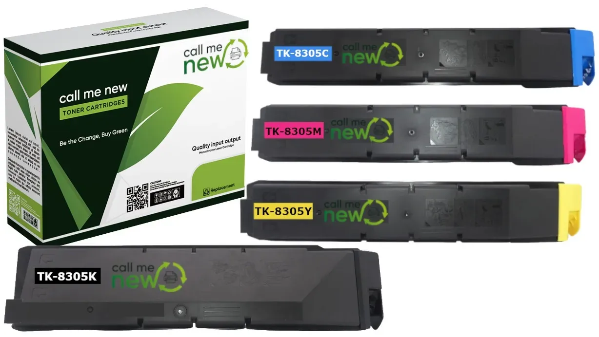 4x Callmenew Toner für Kyocera TK-8305 CMYK TASKalfa 3050 3550 Copystar CS 30...