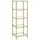 VASAGLE Bücherregal 40 x 30 x 124,5 cm Gold