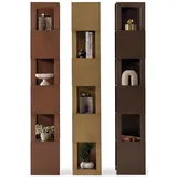 JVmoebel Regalsystem 30 x 180 x 30 cm Braun