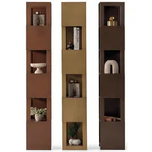 JVmoebel Regalsystem 30 x 180 x 30 cm Braun