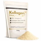Kollagen Pulver mit Vitamin C (500g) von EXVital
