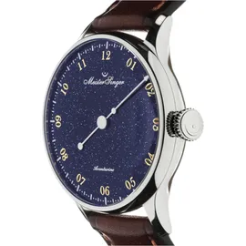 MeisterSinger Pangaea Aventurine Leder 40 mm PMN9908AV