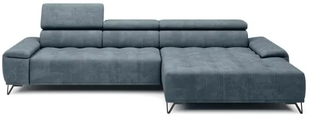 Ecksofa Palladio Stoff Ice Blue