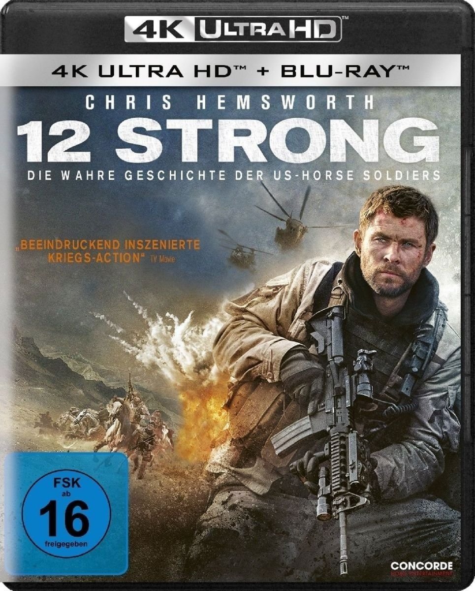 12 Strong - Die wahre Geschichte der US-Horse Soldiers (inkl. Blu-ray) [4K Ultra HD] (Neu differenzbesteuert)