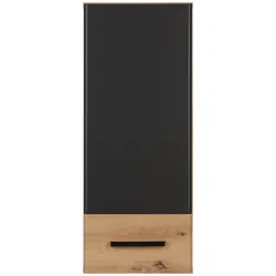 Hängeschrank in Grau/Eichefarben