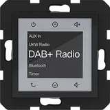 Hager Radio Touch Unterputz DAB+ nachtschwarz glänzend