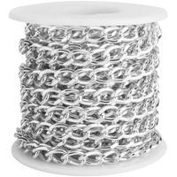 Edelstahl Gliederkette Never Fade Aluminium Panzerkette Schleppkette für DIY Herstellung Armband Halskette