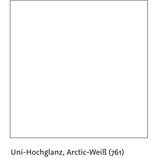 Hochglanz-Oberfläche, Uni Arctic-Weiss (761)