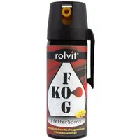 rolvit KO-FOG 50ml Pfefferspray, SELBSTVERTEIDIGUNGSSPRAY, Made in Germany