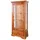 Massivmoebel24 Vitrine Akazie 72 x 40 x 155 cm Honig