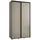 abiks möbel Schwebetürenschrank Dakota 130 x 235,2 x 60 cm Schwarz