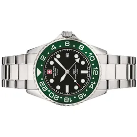 Swiss Alpine Military Herren Uhr Analog Quarz 7052.1133SAM Edelstahl