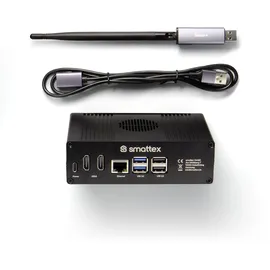 smattex Home Assistant Plug & Play Set Raspberry Pi 5 4 GB RAM 128 GB SSD Schwarz