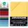 ZIRVEHOME Spannbettlaken Baumwolle-Jersey 90 x 200 cm Gelb