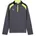 IndividualLIGA 1/4 Zip Kinder Sweatshirt grau 128