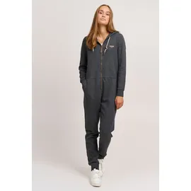 Oxmo OVA Damen, Overall Jogginganzug Onesie, Größe:L, Farbe:DAR Grey m), (798288) - L,
