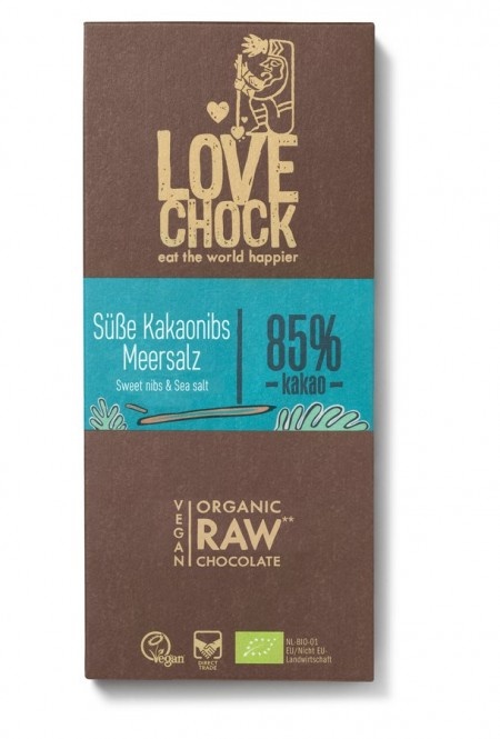 Lovechock Tafel Kakaonibs & Meersalz bio