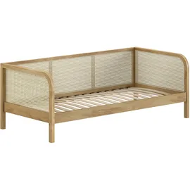 Home Affaire Bett Olive 90 x 200 cm Eiche natur beige