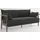 Playboy Schlafsofa 3-Sitzer Grau
