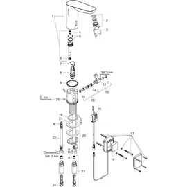 Hansgrohe Focus 130 Sensor-Armatur chrom 31171000