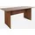 sweeek Rechteckiger Esstisch 80 x 75 x 80 cm schwarz