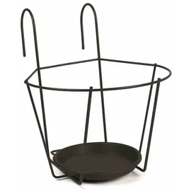 Jardifer Blumentopfhalter Ø 25 cm schwarz zum Einhängen