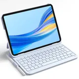 Inateck iPad 10 Generation Hülle mit Tastatur für iPad 11 Zoll Air 11 Zoll M3/M2 (2025/2024),Air 5/4, Pro 11 4/3/2/1,Ultraleichte Tastatur mit Stifthalter,AirTap BK2007