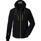 KILLTEC Herren Skijacke/Funktionsjacke mit abzippbarer Kapuze und Schneefang KSW 44 MN SKI JCKT, schwarz, S,