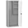 Proregal Putzmittelschrank AMEGO 180 x 60 x 40 cm Weiß-Grau