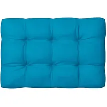 vidaXL Palettenkissen 120 x 80 x 10 cm blau 1 St.