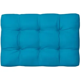 vidaXL Palettenkissen 120 x 80 x 10 cm blau 1 St.