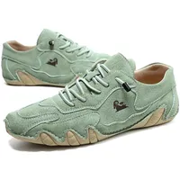 Generisch Alpaca Barfuss Schuhe, Orthopädische Sneaker für Damen und Herren, Ergonomischer Orthopädische Barfußschuhe Unisex Outdoor Wasserdicht Atmungsaktiv Freizeit Sneaker-Grün||39 - 39 EU